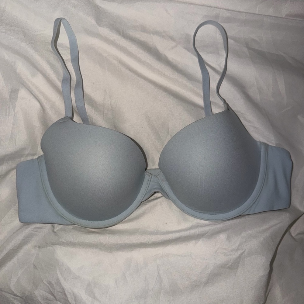 SKIMS Light Blue Smooth Padded Underwire Bra